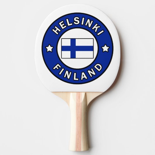 Helsinki Finland Tafeltennisbatje (Voorkant)