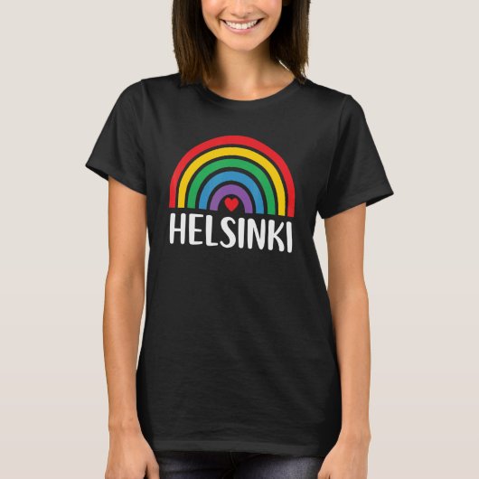 Helsinki Finland voor Vrouwen Reizen T-shirt (Voorkant)
