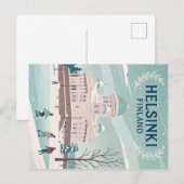 Helsinki Finland Winter Briefkaart (Voorkant / Achterkant)