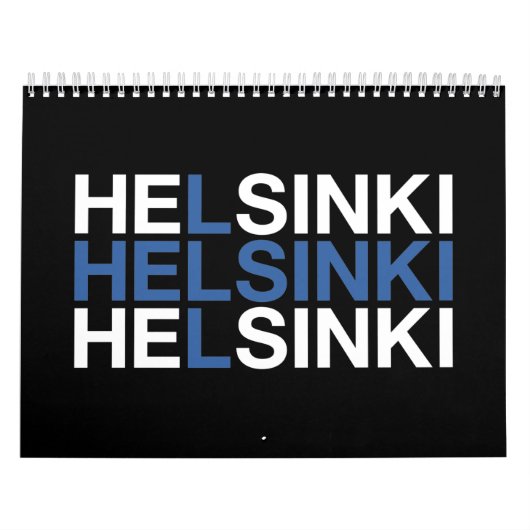 HELSINKI Finse vlag Kalender (Hoes)