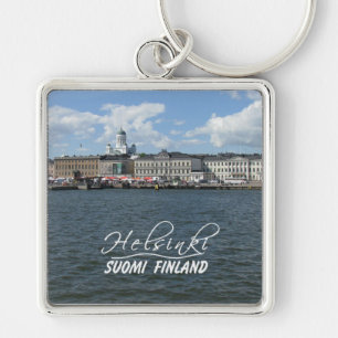 Helsinki Harbour-keten met hoge premietoeslag Sleutelhanger