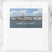 Helsinki Harbour-stickers Rechthoekige Sticker (Tas)
