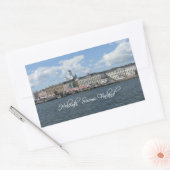 Helsinki Harbour-stickers Rechthoekige Sticker (Envelop)