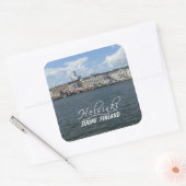 Helsinki Harbour-stickers Vierkante Sticker (Envelop)