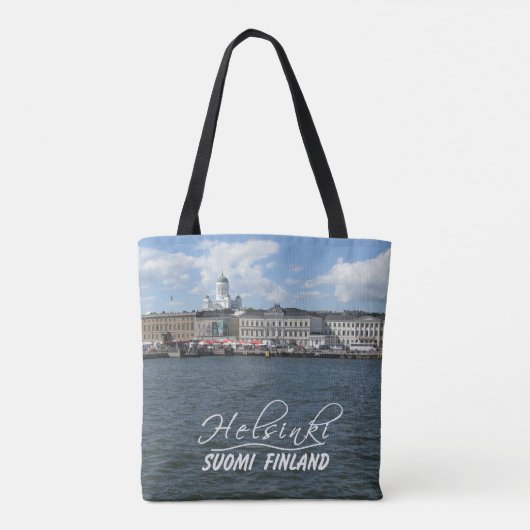 Helsinki Harbour-tassen Tote Bag (Achterkant)