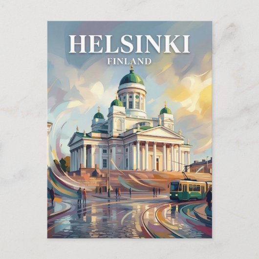 Helsinki Kathedraal Finland Briefkaart (Voorkant)