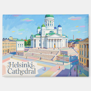 Helsinki-kathedraal Finland Magneet