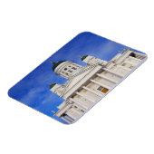 Helsinki kathedraal in de winter sneeuw magneet (Linkerzijde)