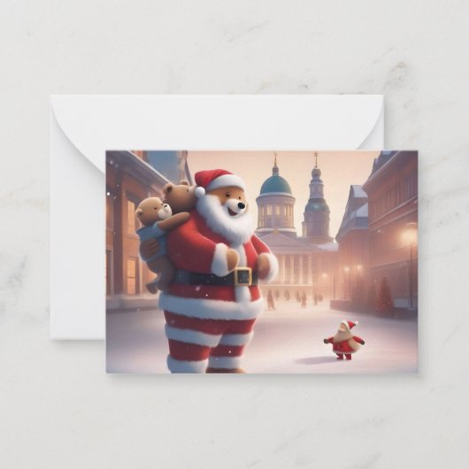 Helsinki Kerst Kaarten Notitiekaartje (Voorkant)