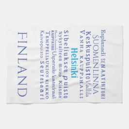 Helsinki Landmarks Kitchen Towel Theedoek