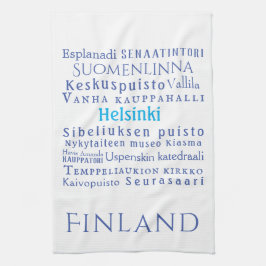 Helsinki Landmarks Kitchen Towel Theedoek