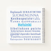 Helsinki Landmarks Notitieboek (Achterkant)