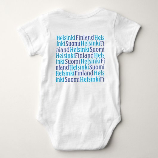 Helsinki Landmarks Romper (Achterkant)