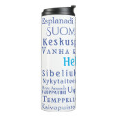 Helsinki Landmarks Thermal Tumbler Thermosbeker (Gedraaid links)