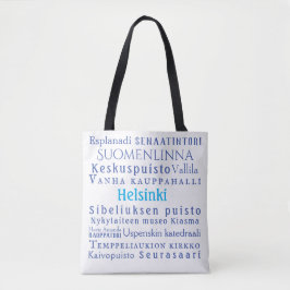 Helsinki Landmarks Tote Bag