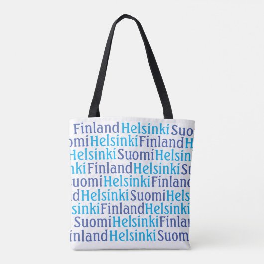 Helsinki Landmarks Tote Bag (Achterkant)