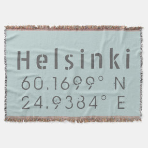 Helsinki Latitude Longitude Deken