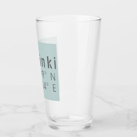 Helsinki Latitude Longitude Glas (Links)