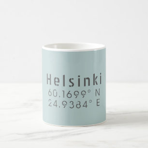 Helsinki Latitude Longitude Koffiemok
