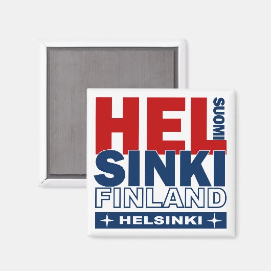 Helsinki magneet (Voorkant / Achterkant)