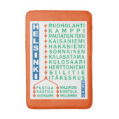 Helsinki Metro Stations badmatten (Voorkant Verticaal)