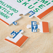 Helsinki Metro Stations puzzel Legpuzzel (Zijkant)