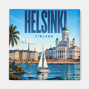 ❄️ Helsinki Moderne Kuststad Stijl ❄️ Magneet