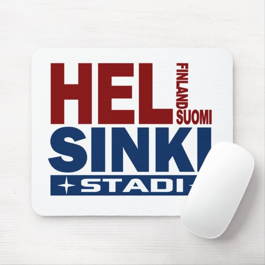 Helsinki mousepad muismat (Met muis)