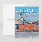 Helsinki, Noordse architectuurstad Briefkaart (Voorkant / Achterkant)