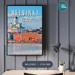 Helsinki, Noordse architectuurstad Poster<br><div class="desc">Helsinki is de hoofdstad van Finland. Helsinki is de grootste stad van Finland. Helsinki is na Reykjavik,  de hoofdstad van IJsland,  de meest noordelijke hoofdstad ter wereld.</div>