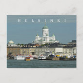 Helsinki panorama-uitzicht ansichtkaart briefkaart (Voorkant)