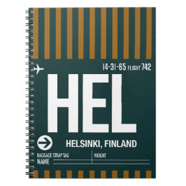 Helsinki - Reisjournaal Notitieboek