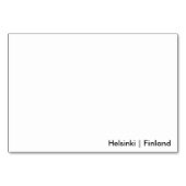 Helsinki Skyline Kaart (Achterkant)