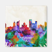 Helsinki Skyline Magneet (Voorkant)