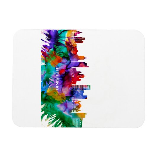 Helsinki Skyline Magneet (Horizontaal)