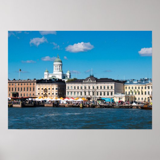 Helsinki skyline poster (Voorkant)