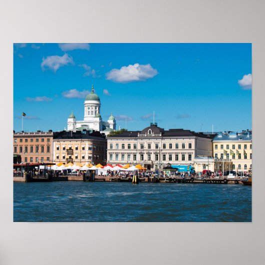 Helsinki skyline poster (Voorkant)