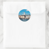 Helsinki Skyline Ronde Sticker (Tas)