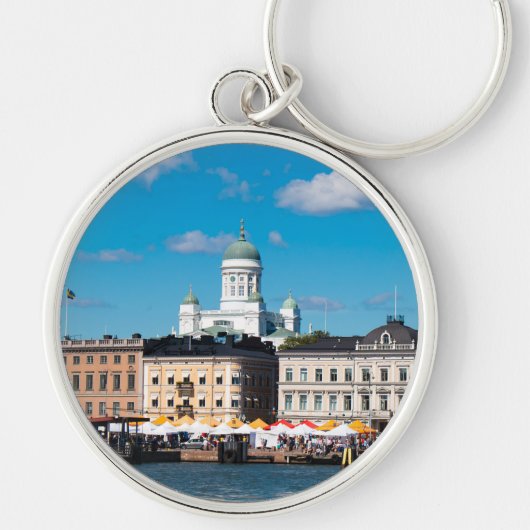 Helsinki Skyline Sleutelhanger (Voorkant)