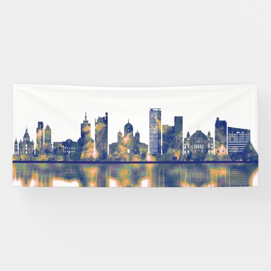 Helsinki Skyline Spandoek (Horizontaal)