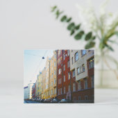 Helsinki-straat Briefkaart (Staand voorkant)