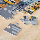 Helsinki Tram – Stedelijk landschap van Finland Legpuzzel (Zijkant)