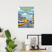 Helsinki Tram – Stedelijk landschap van Finland Poster (Thuiskantoor)