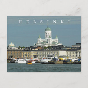 Helsinki uitzicht briefkaart