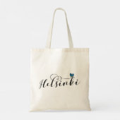 Helsinki - vlag in het hart , Finland Tote Bag (Achterkant)