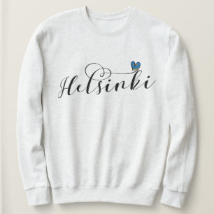 Helsinki - vlag in het hart , Finland Trui