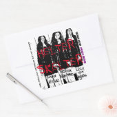 HELTER SKELTER BLACK KUSH VIERKANTE STICKER (Envelop)