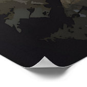 Helvellyn Berg Reisposter Poster (Hoek)