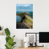 Helvellyn Berg Reisposter Poster (Thuiskantoor)