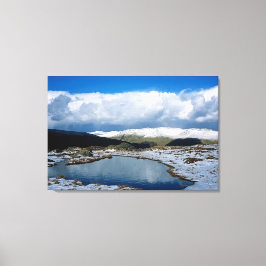 Helvellyn England Holiday Card Canvas Afdruk (Voorkant)
